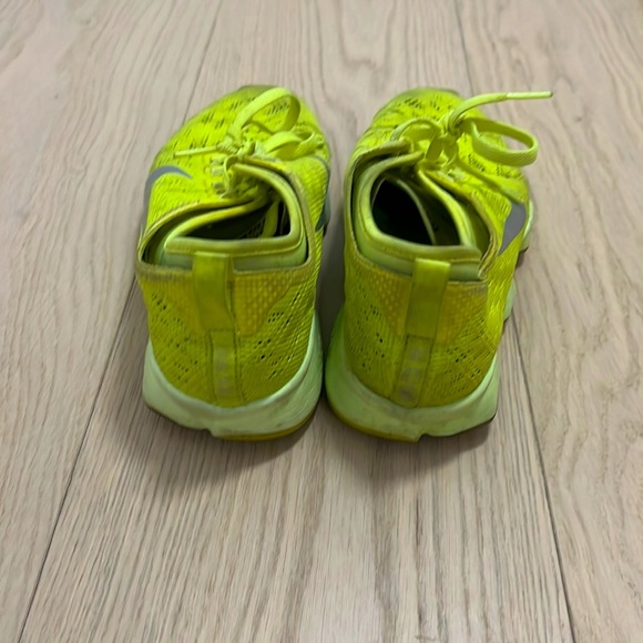Nike Zoom Fly Agility Neon Yellow Running Sneakers 6.5 - Picture 4 of 5